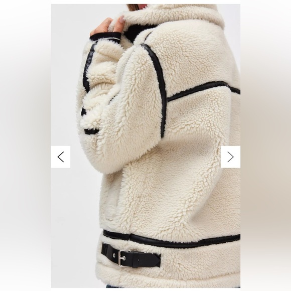 BDG Taylor Piled Fleece Aviator Jacket Size M - Picture 12 of 13